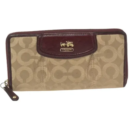 Pre-owned Wallets, female, , Size: ONE SIZE Pre-owned Leather wallets - Coach Pre-owned - Modalova