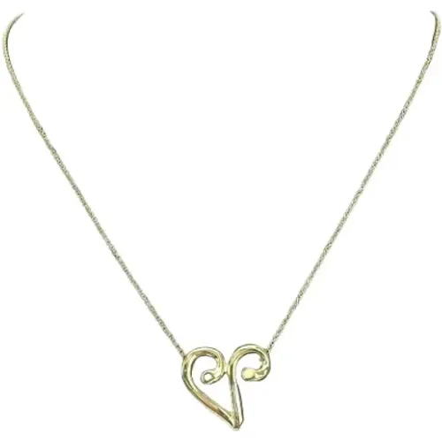 Pre-owned Jewellery, female, , Size: ONE SIZE Pre-owned Gold necklaces - Tiffany & Co. Pre-owned - Modalova