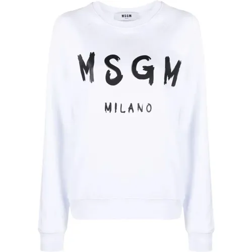 Sweatshirt Women's Fashion , female, Sizes: L - Msgm - Modalova