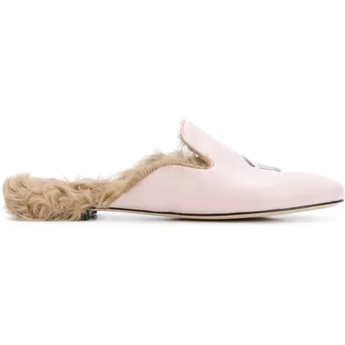 Leather Loafers Flirting Model , female, Sizes: 3 UK - Chiara Ferragni Collection - Modalova