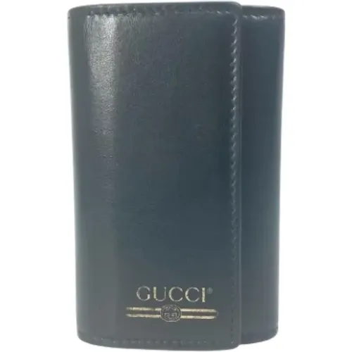 Pre-owned Accessories, female, , Size: ONE SIZE Pre-owned Leather key-holders - Gucci Vintage - Modalova