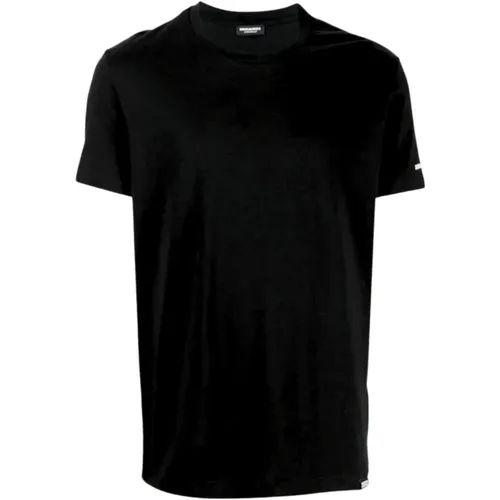 Schwarze T-Shirts und Polos Bi-Pack , Herren, Größe: 2XL - Dsquared2 - Modalova