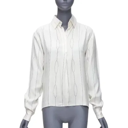 Pre-owned Silk tops , female, Sizes: XS - Celine Vintage - Modalova