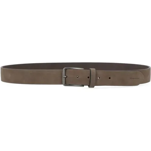 Belts, male, , Size: 105 CM Flat Belt Havana Style - Gianni Chiarini - Modalova