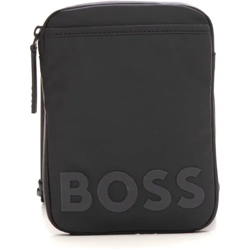 Adjustable Shoulder Bag with Top Zip Closure , male, Sizes: ONE SIZE - Boss - Modalova