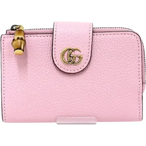 Pre-owned Wallets, female, , Size: ONE SIZE Pre-owned Leather wallets - Gucci Vintage - Modalova