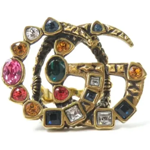 Pre-owned Jewellery, female, , Size: ONE SIZE Pre-owned Metal rings - Gucci Vintage - Modalova