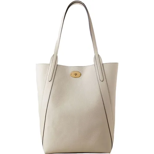 North South Bayswater Tote, Chalk - Mulberry - Modalova