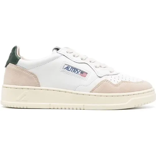 Medalist Low Leder Wildleder Sneakers , Damen, Größe: 37 EU - Autry - Modalova