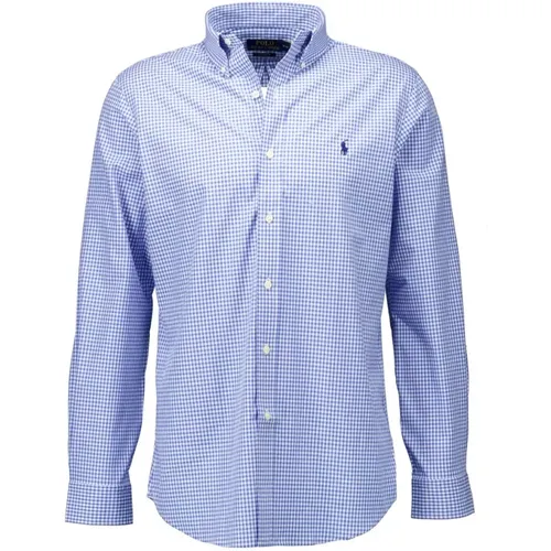 Checkered Poplin Stretch Shirt , male, Sizes: M, S - Ralph Lauren - Modalova