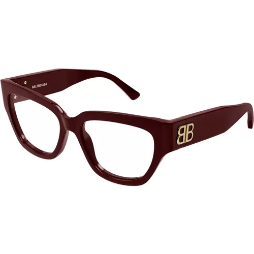 Stylische Brille Bb0326O Farbe 004 , Damen, Größe: 53 MM - Balenciaga - Modalova