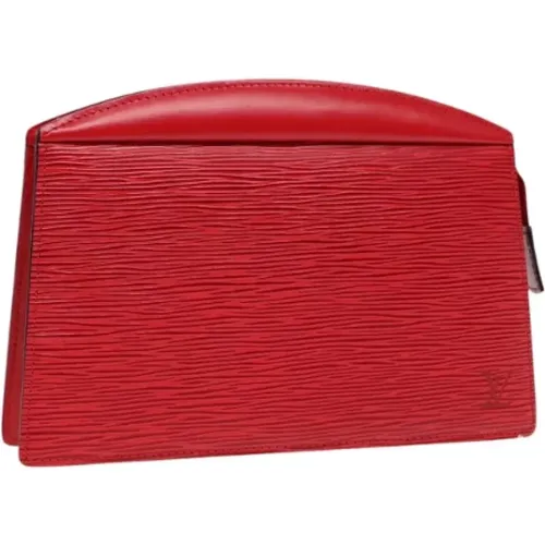 Pre-owned Leather clutches , female, Sizes: ONE SIZE - Louis Vuitton Vintage - Modalova