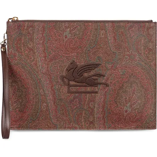 Paisley Jacquard Fabric Clutch Etro - ETRO - Modalova