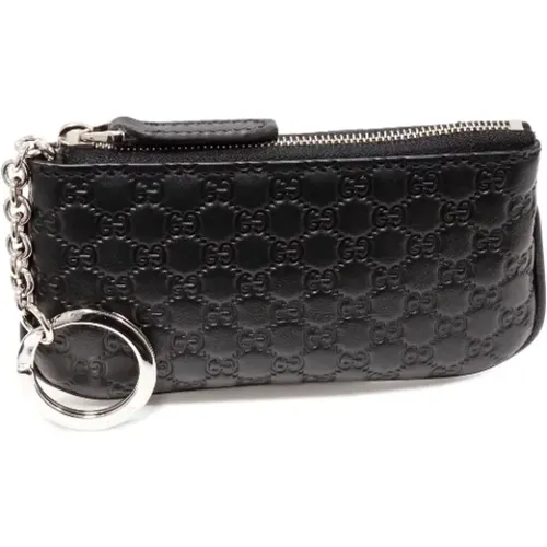 Pre-owned Clutches, female, , Size: ONE SIZE Pre-owned Leather key-holders - Gucci Vintage - Modalova