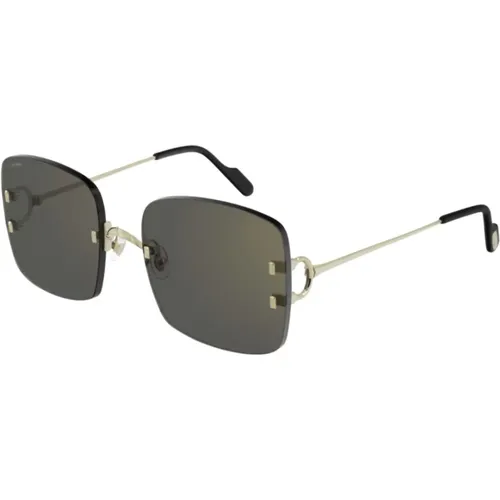 Sunglasses, unisex, , Size: ONE SIZE Stylish Model Sunglasses - Cartier - Modalova