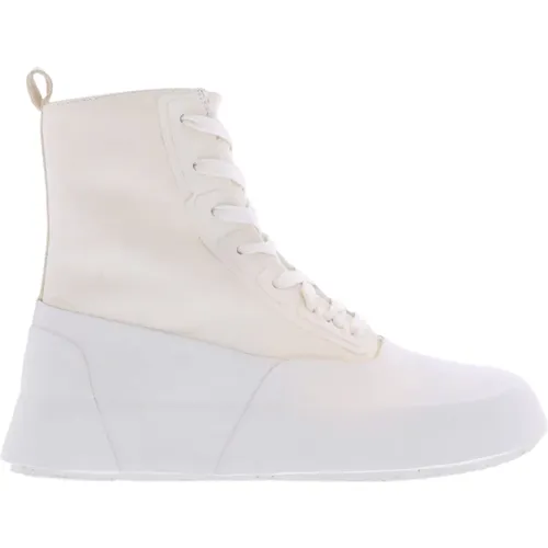 Sneakers, male, , Size: 8 US Leather Hi-Top Sneaker Off - Ambush - Modalova