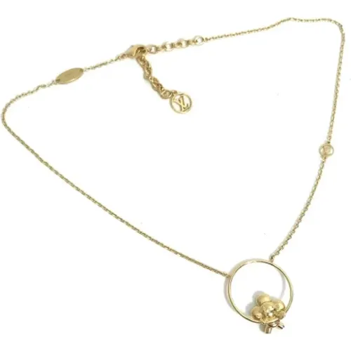 Pre-owned Jewellery, female, , Size: ONE SIZE Pre-owned Fabric necklaces - Louis Vuitton Vintage - Modalova