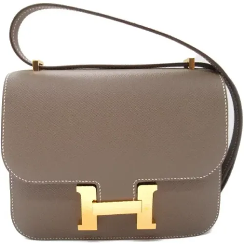 Pre-owned Cross Body Bags, female, , Size: ONE SIZE Pre-owned Leather shoulder-bags - Hermès Vintage - Modalova