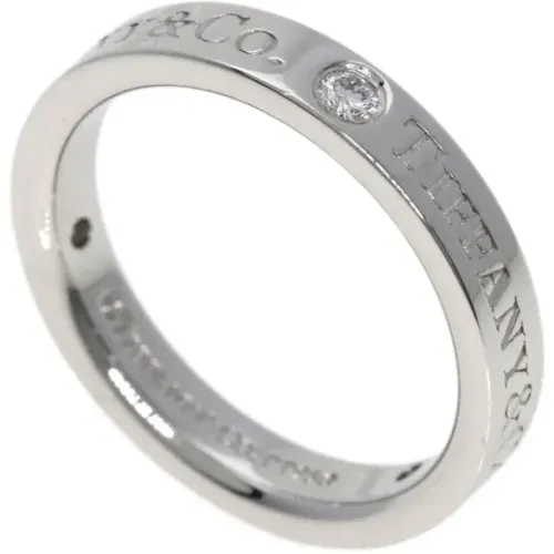 Pre-owned Jewellery, female, , Size: ONE SIZE Pre-owned Platinum rings - Tiffany & Co. Pre-owned - Modalova