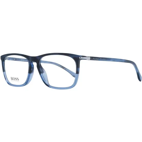 Glasses, male, , Size: ONE SIZE Rectangle Acetate Optical Frames - Hugo Boss - Modalova