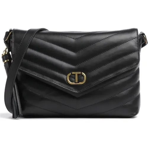 Schultertasche in Schwarz , Damen, Größe: ONE Size - Twinset - Modalova