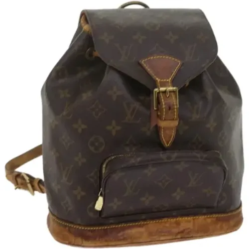 Pre-owned Backpacks, female, , Size: ONE SIZE Pre-owned Canvas backpacks - Louis Vuitton Vintage - Modalova