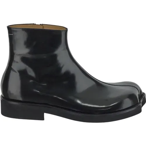 Leder Ankle Boot , Herren, Größe: 43 EU - MM6 Maison Margiela - Modalova