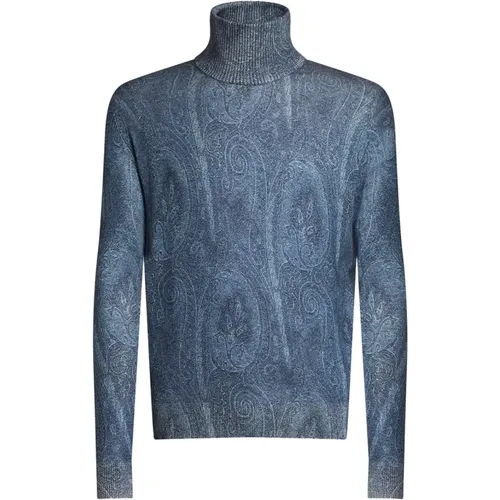 Turtlenecks, male, , Size: M Paisley Turtleneck Sweater - ETRO - Modalova