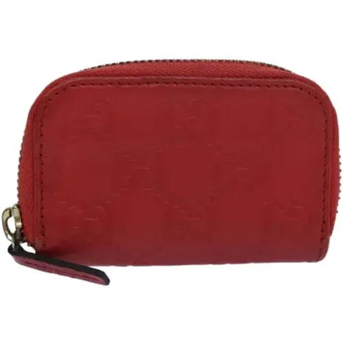 Pre-owned Wallets, female, , Size: ONE SIZE Pre-owned Canvas wallets - Gucci Vintage - Modalova