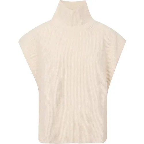 Short Sleeve Turtleneck in Wool Viscose and Cashmere , female, Sizes: M, S, XL, L, XS - Max Mara Weekend - Modalova