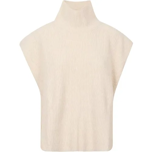 Short Sleeve Turtleneck in Wool Viscose and Cashmere , female, Sizes: XS - Max Mara Weekend - Modalova