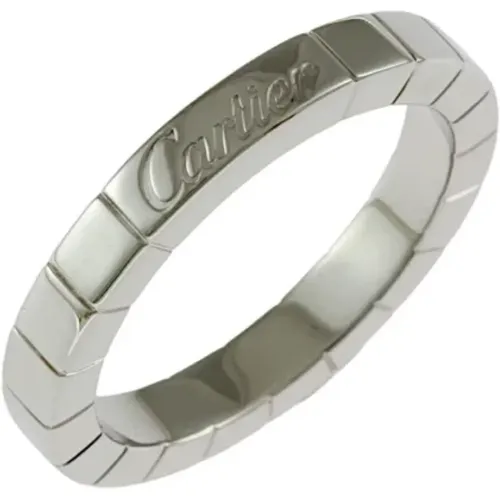 Pre-owned Jewellery, female, , Size: ONE SIZE Pre-owned White Gold rings - Cartier Vintage - Modalova