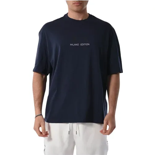 Cotton T-shirt with front logo , male, Sizes: XL, M, S, L - Armani Exchange - Modalova