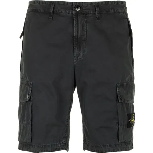 Slim Denim Bermuda Shorts , male, Sizes: W30 - Stone Island - Modalova