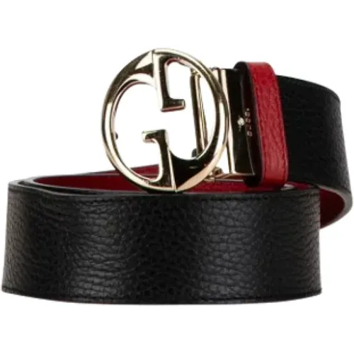 Pre-owned Belts, female, , Size: ONE SIZE Pre-owned Leather belts - Gucci Vintage - Modalova