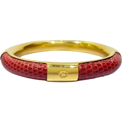 Pre-owned Jewellery, female, , Size: ONE SIZE Pre-owned Leather bracelets - Gucci Vintage - Modalova