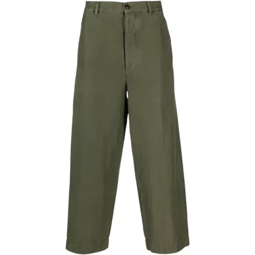 Wide Trousers, male, , Size: W31 PIP GD Pants - Dries Van Noten - Modalova