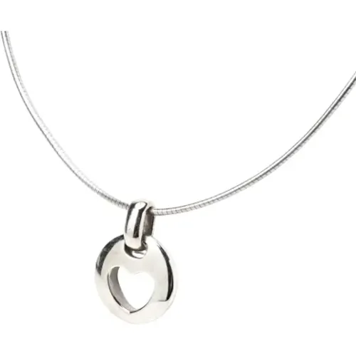 Pre-owned Jewellery, female, , Size: ONE SIZE Pre-owned Silver necklaces - Tiffany & Co. Pre-owned - Modalova