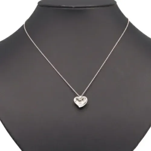 Pre-owned Jewellery, female, , Size: ONE SIZE Pre-owned Silver necklaces - Tiffany & Co. Pre-owned - Modalova