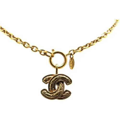 Pre-owned Jewellery, female, , Size: ONE SIZE Pre-owned Metal necklaces - Chanel Vintage - Modalova