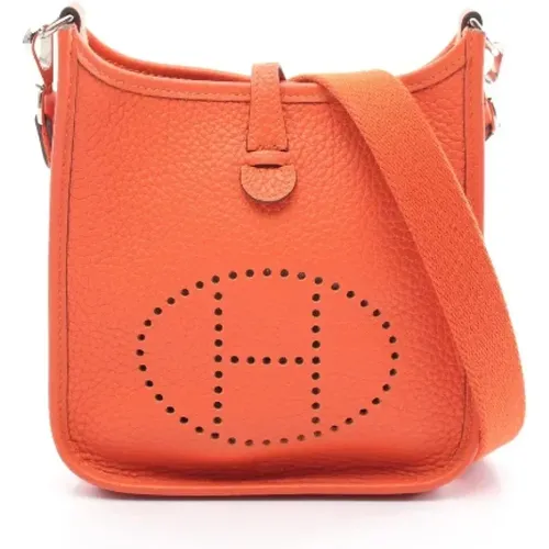 Pre-owned Cross Body Bags, female, , Size: ONE SIZE Pre-owned Leather shoulder-bags - Hermès Vintage - Modalova