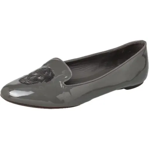 Pre-owned Flats, female, , Size: 9 US Pre-owned Leather flats - Alexander McQueen Pre-owned - Modalova