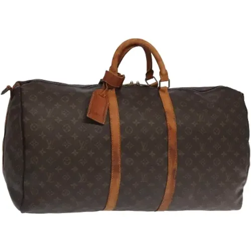 Pre-owned Weekend Bags, female, , Size: ONE SIZE Pre-owned Canvas louis-vuitton-bags - Louis Vuitton Vintage - Modalova