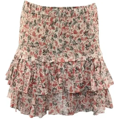 Pre-owned Skirts, female, , Size: S Multicolor Cotton Naomi Skirt - Isabel Marant Pre-owned - Modalova