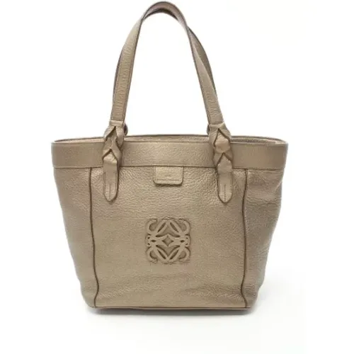 Pre-owned Leather totes , female, Sizes: ONE SIZE - Loewe Pre-owned - Modalova