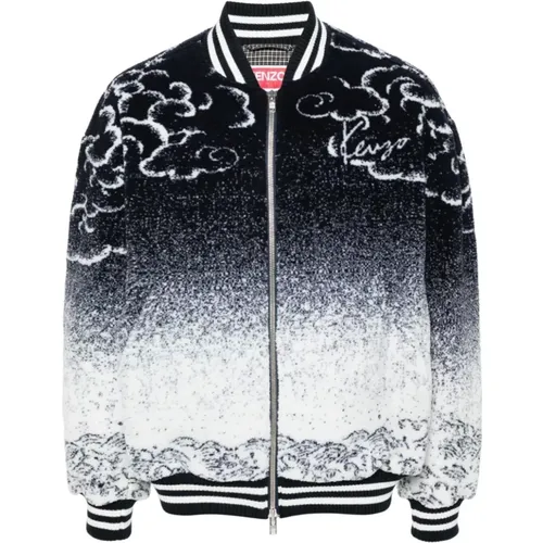 Cloud Tiger Shearling Jacket , male, Sizes: M - Kenzo - Modalova