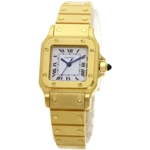 Pre-owned Watches, female, , Size: ONE SIZE Pre-owned Yellow Gold watches - Cartier Vintage - Modalova