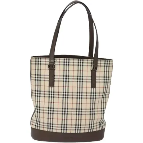 Pre-owned Tote Bags, female, , Size: ONE SIZE Pre-owned Canvas totes - Burberry Vintage - Modalova