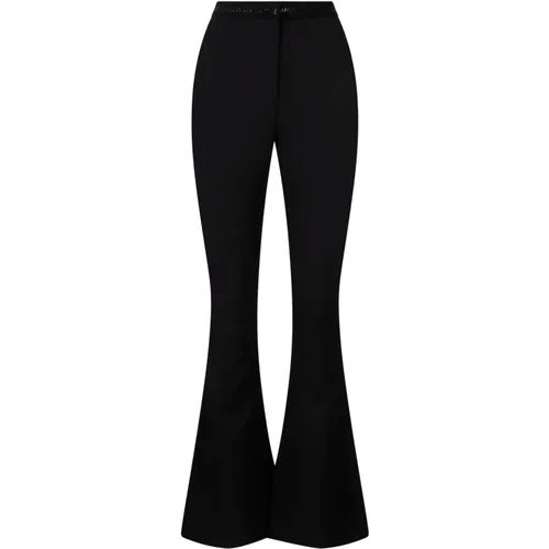 Logo Stretch Schlaghose , Damen, Größe: M - Versace Jeans Couture - Modalova