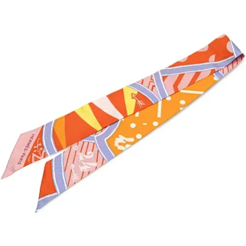 Pre-owned Scarves, female, , Size: ONE SIZE Pre-owned Silk scarves - Hermès Vintage - Modalova